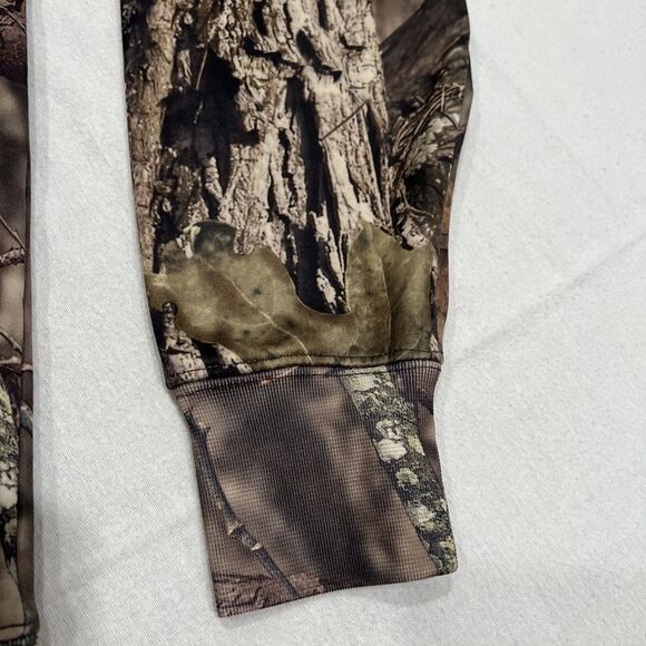Browning Hoodie Mens Small Camo Performance Sweatshirt  Mossy Oak - Picture 4 of 14